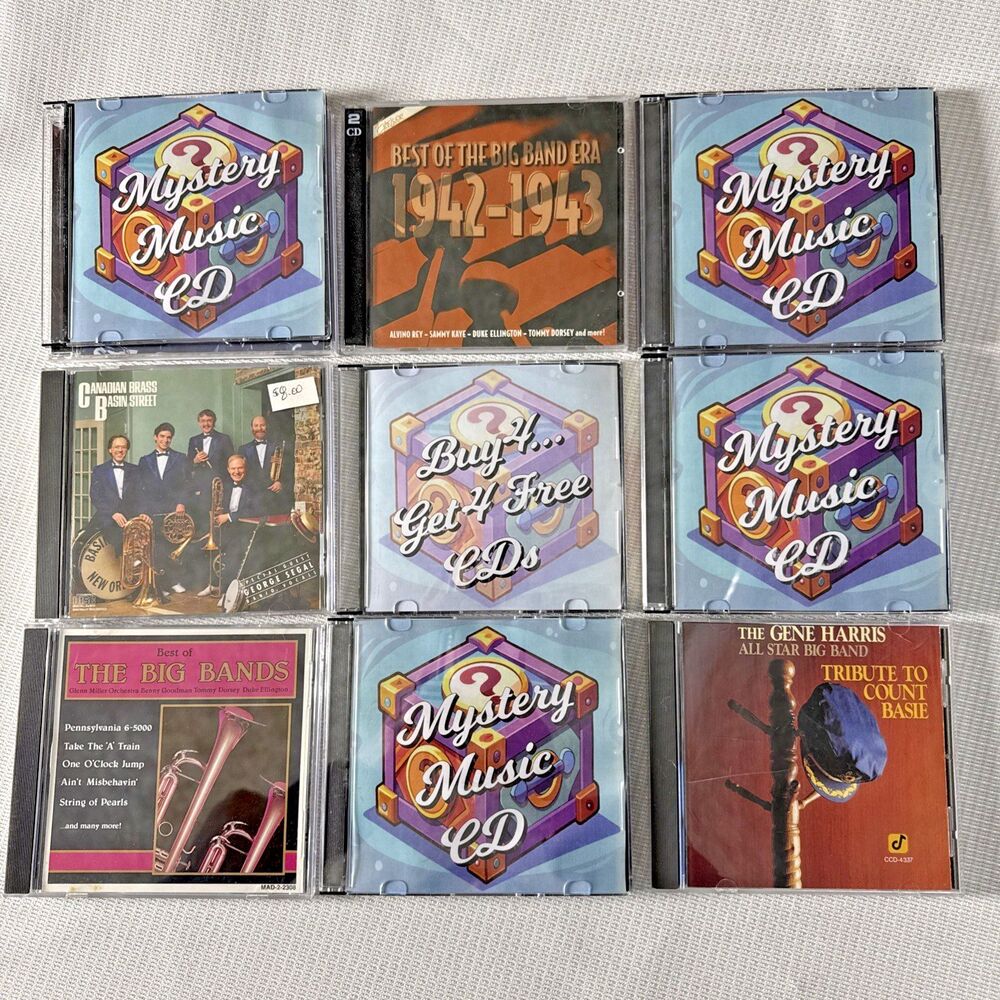 Buy 4 Get 4 Mystery Music CDs - Big Band